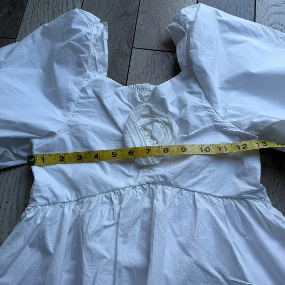 Zara Elegant White Kids Dress
